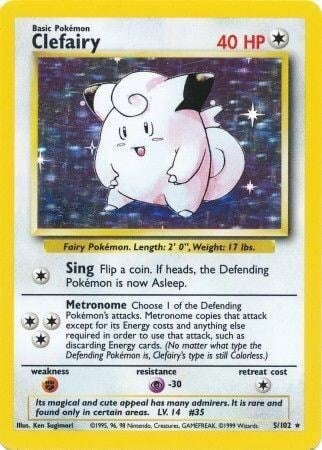 Clefairy Card Front