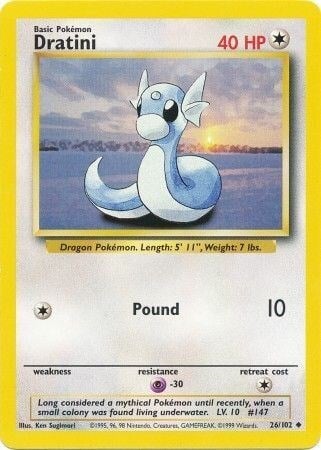 Dratini Card Front