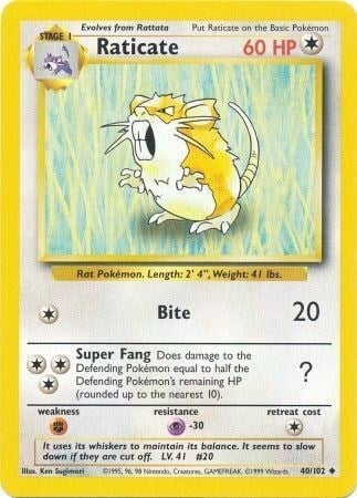 Raticate Card Front