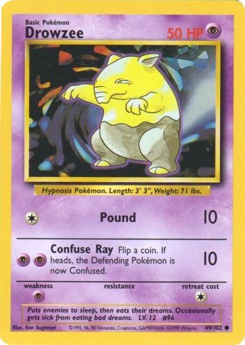 Drowzee Card Front