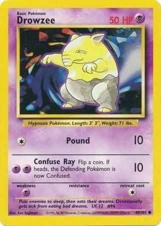 Drowzee Card Front