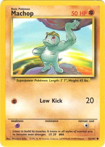 Machop Card Front