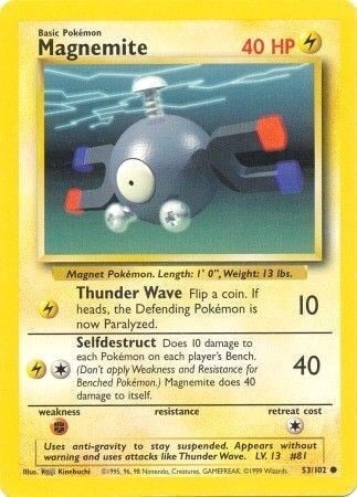 Magnemite Card Front