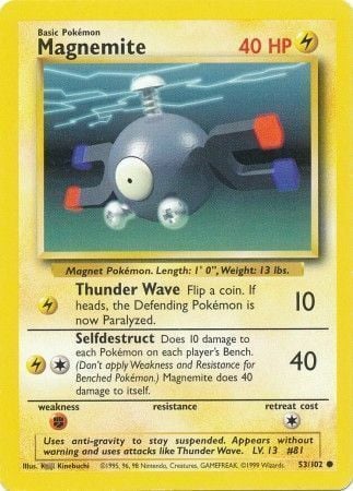 Magnemite Card Front