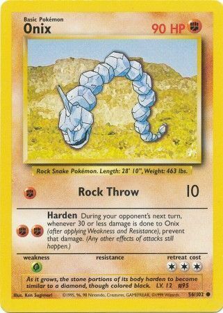 Onix [Rock Throw | Harden] Card Front
