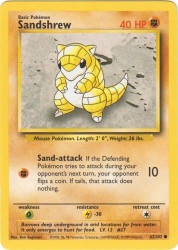 Sandshrew Frente