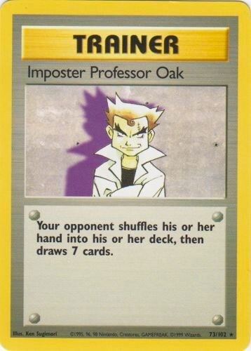 Professor Oak, l'impostore Card Front