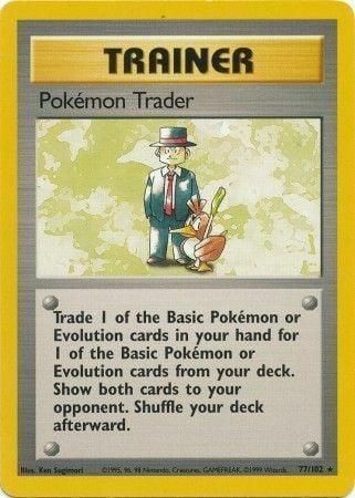 Pokémon Trader Card Front