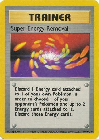 Super-Rimozione di Energia Card Front