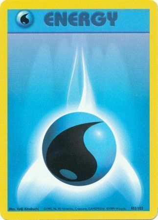Water Energy Card Front