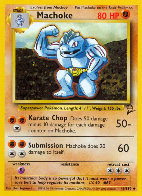 Machoke Card Front