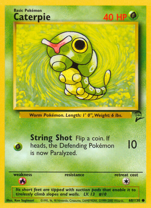 Caterpie Card Front