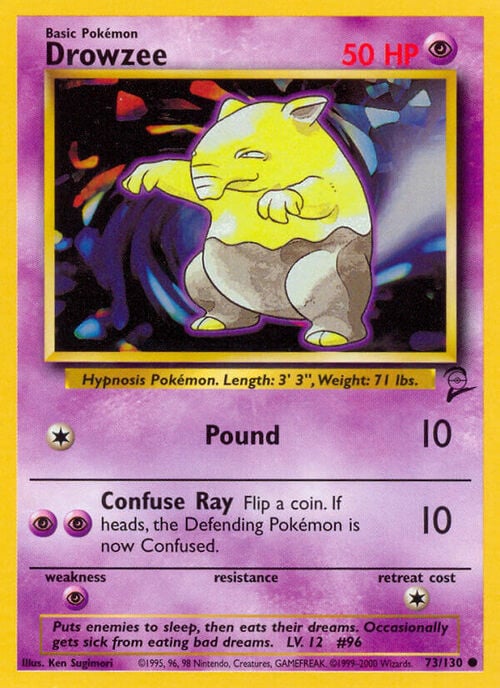 Drowzee Card Front