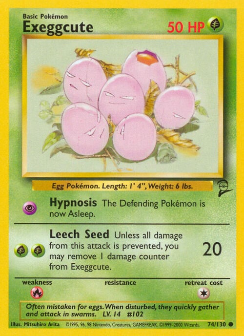 Exeggcute Card Front