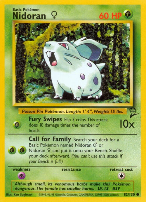 Nidoran ♀ Card Front
