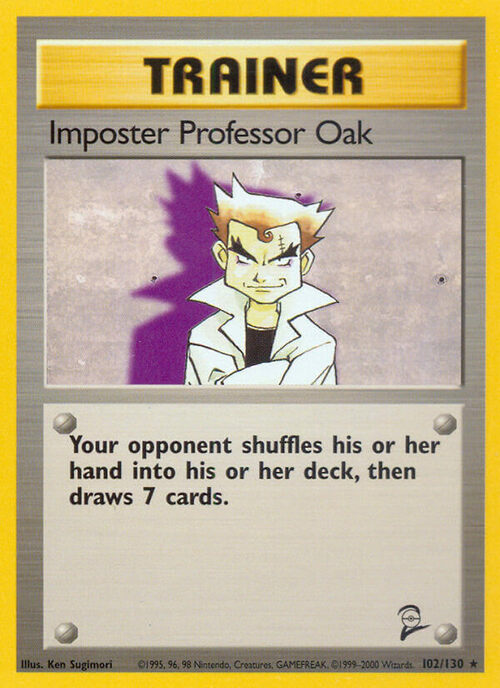 Imposter Professor Oak Card Front