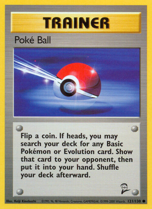 Poké Ball Card Front