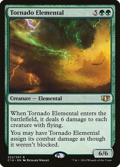 Tornado Elemental Card Front