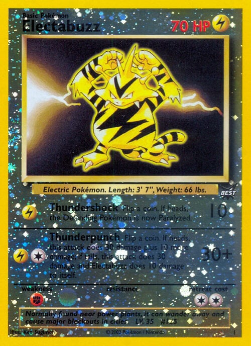 Electabuzz Card Front