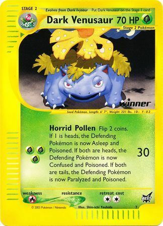 Dark Venusaur Card Front