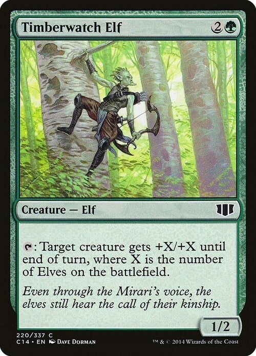 Timberwatch Elf Card Front