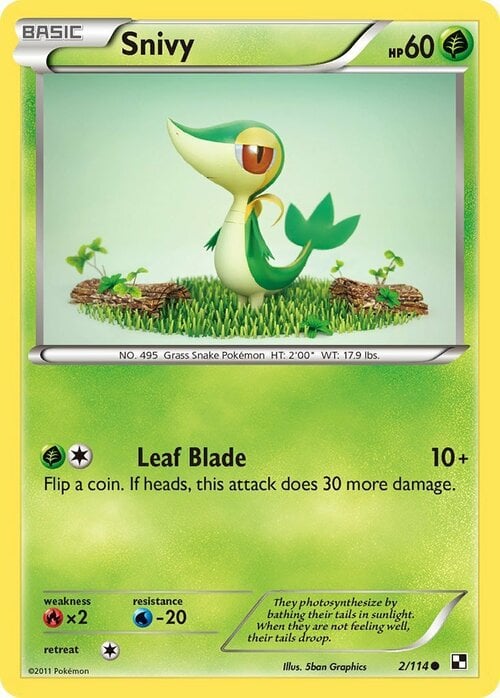 Snivy [Leaf Blade] Card Front