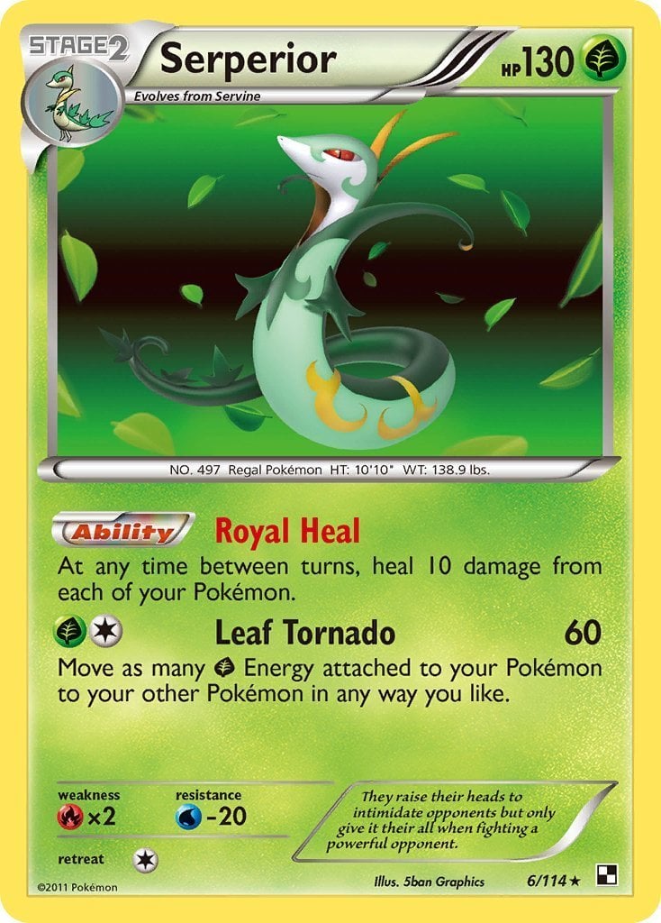 pokemon card serperior Serperior - #6, Top 10 Pokmon Cards of Mythical Islands