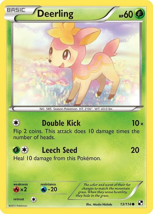 Deerling Card Front