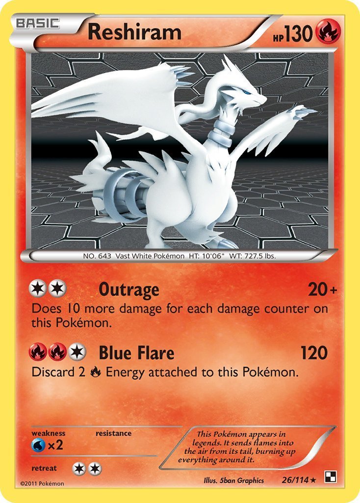 Reshiram Black & White | Pokémon | CardTrader