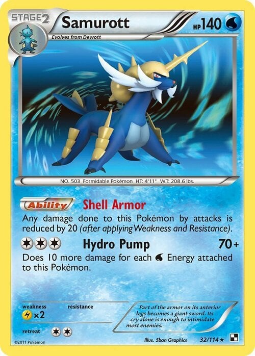 Samurott Card Front