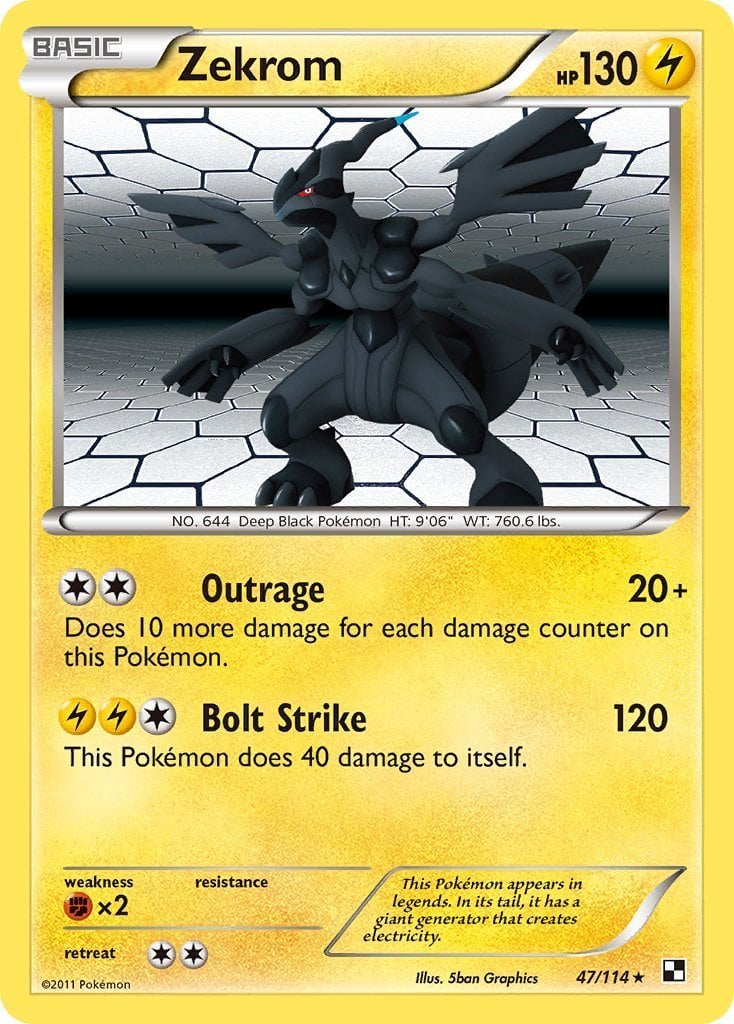 Zekrom Black & White | Pokmon | CardTrader