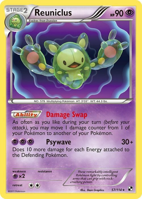 Reuniclus Card Front