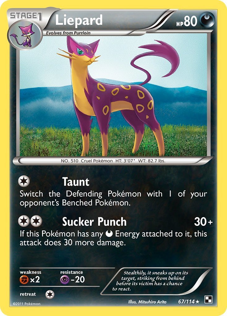 Liepard Black & White | Pokmon | CardTrader Liepard Black & White | Pokmon | CardTrader