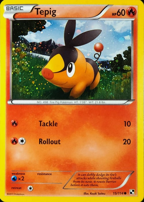 Tepig Card Front