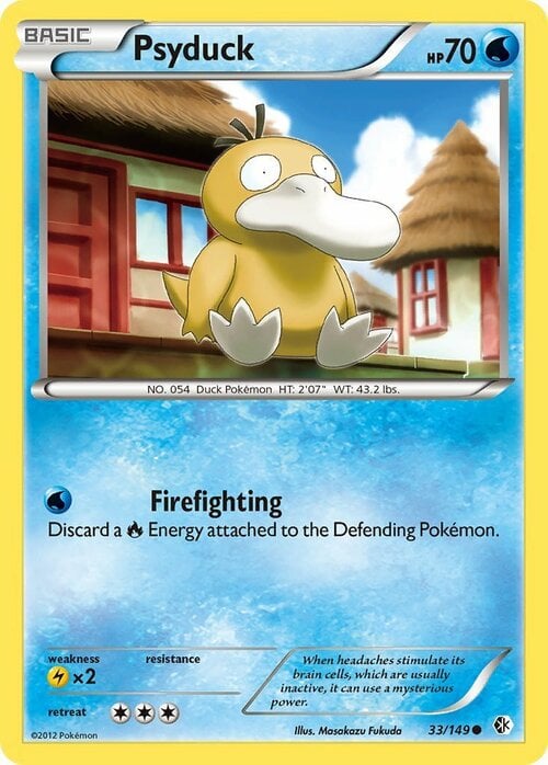 Psyduck [Firefighting] Card Front