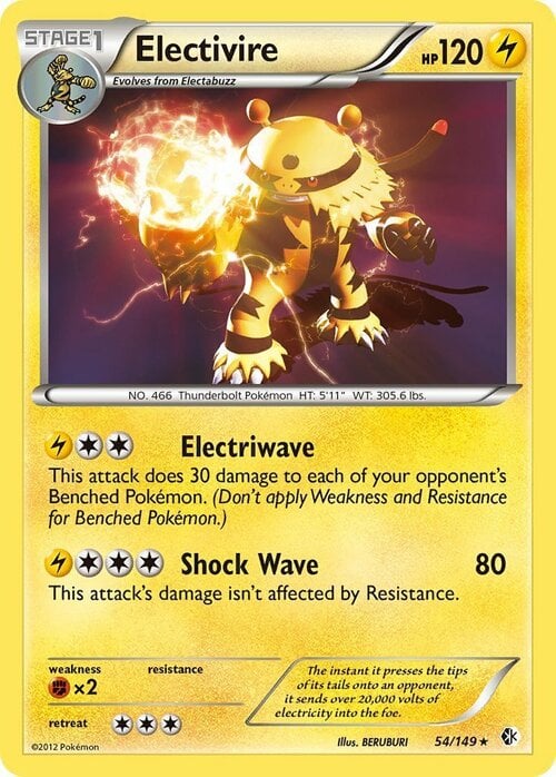 Electivire Card Front