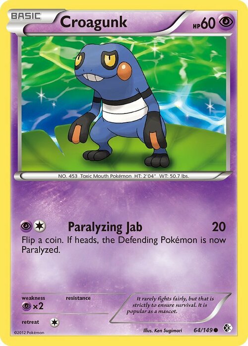 Croagunk Card Front