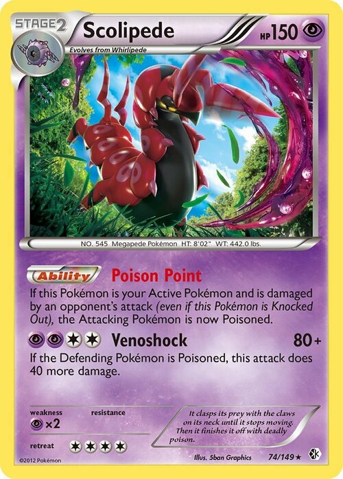 Scolipede Card Front