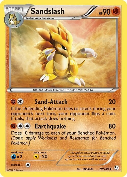 Sandslash Card Front