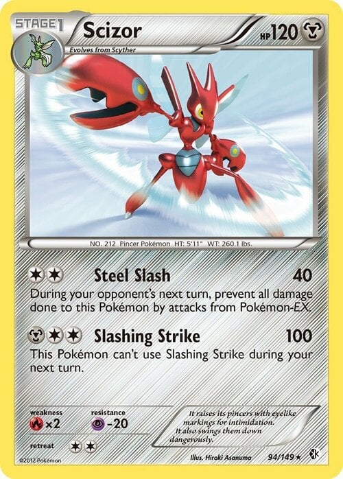 Scizor Card Front