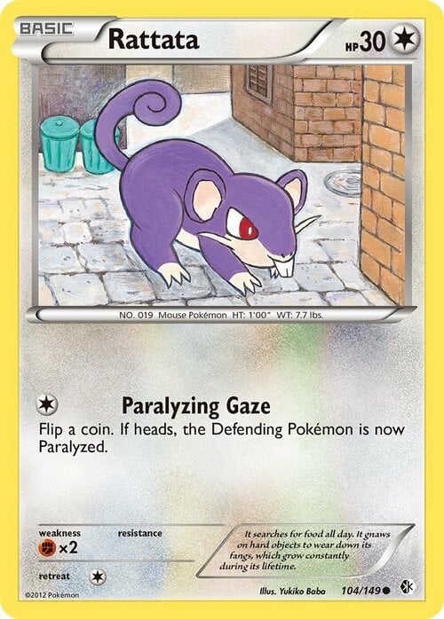 Rattata Card Front