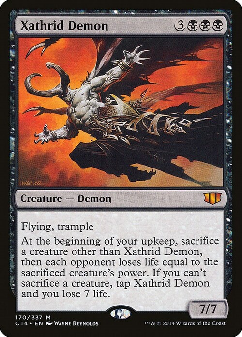Xathrid Demon Card Front