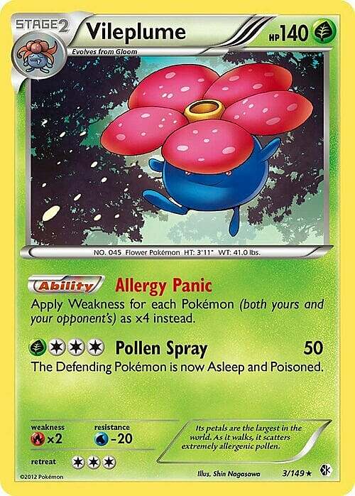 Vileplume Card Front
