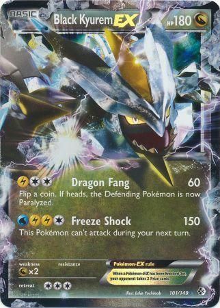 Black Kyurem EX Card Front