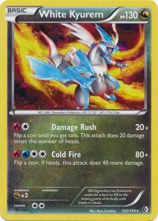 White Kyurem Card Front