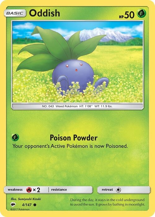 Oddish [Poison Powder] Card Front