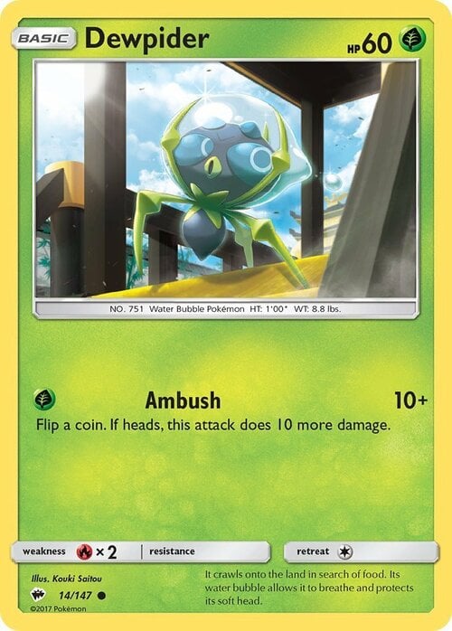 Dewpider [Ambush] Card Front