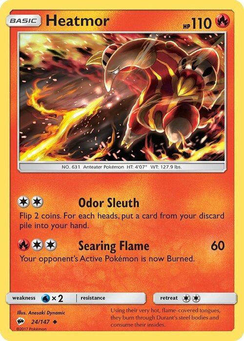 Heatmor [Odor Sleuth | Searing Flame] Card Front