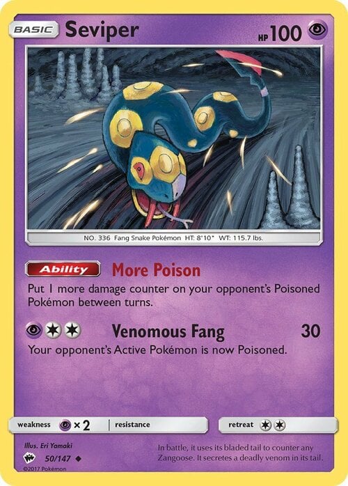 Seviper Card Front