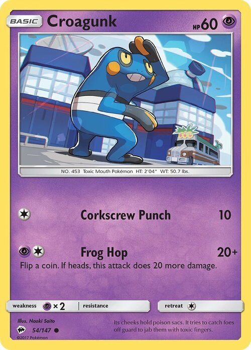 Croagunk Card Front